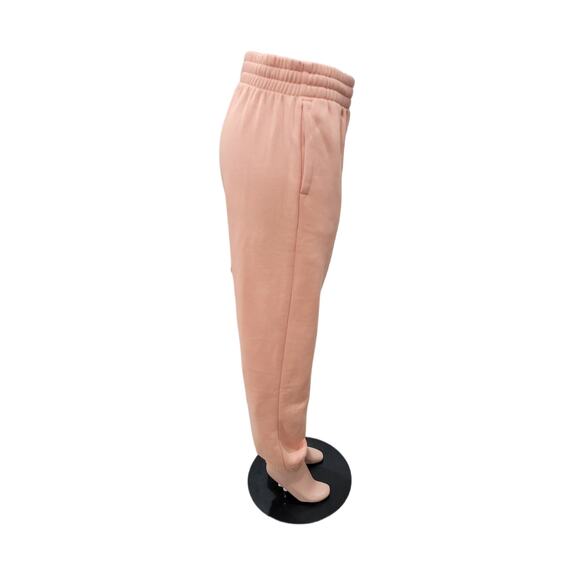 Adidas Women's Adicolor Essentials Fleece Jogger Pants – Peach, Size 30 Waist - Picture 7 of 15